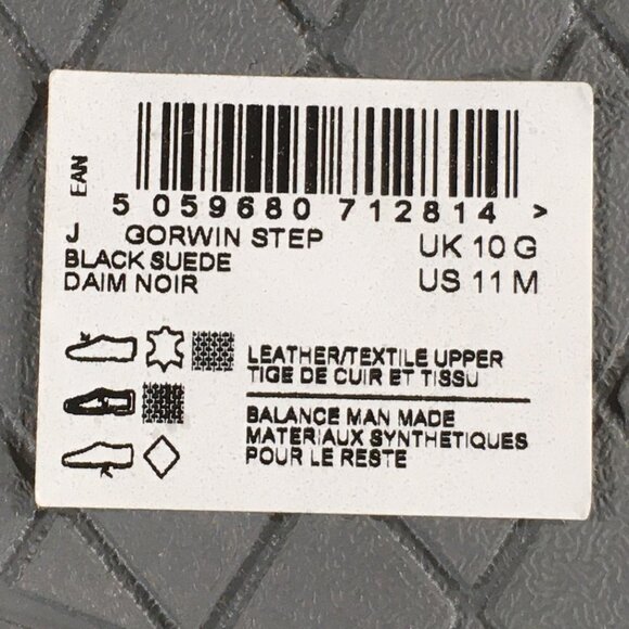 Clarks Gorwin Step Slip On Loafers Mens Size 11 Black Suede Red Plaid - Picture 8 of 8